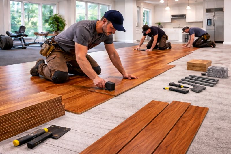 Cherry Floor Installation in Morrison, CO