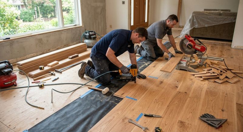 Hardwood Floor Installation in Bailey, CO