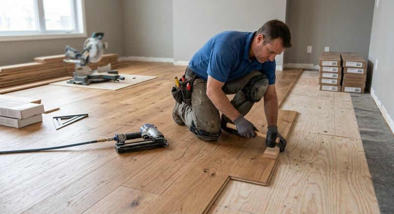 Hardwood Floor Installation in Bailey, CO