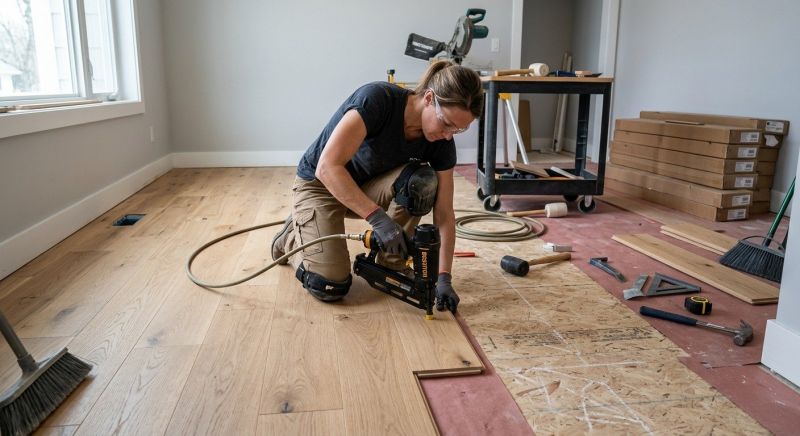 Hardwood Floor Installation in Bailey, CO