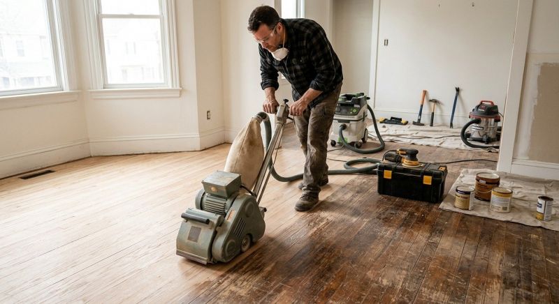 Hardwood Floor Renovation in Evergreen, CO