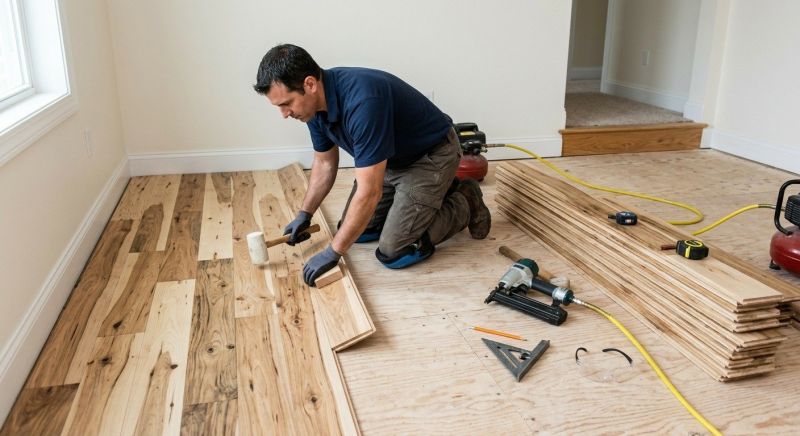 Hickory Floor Installation in Evergreen, CO