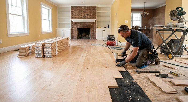 Maple Flooring Installation in Bailey, CO