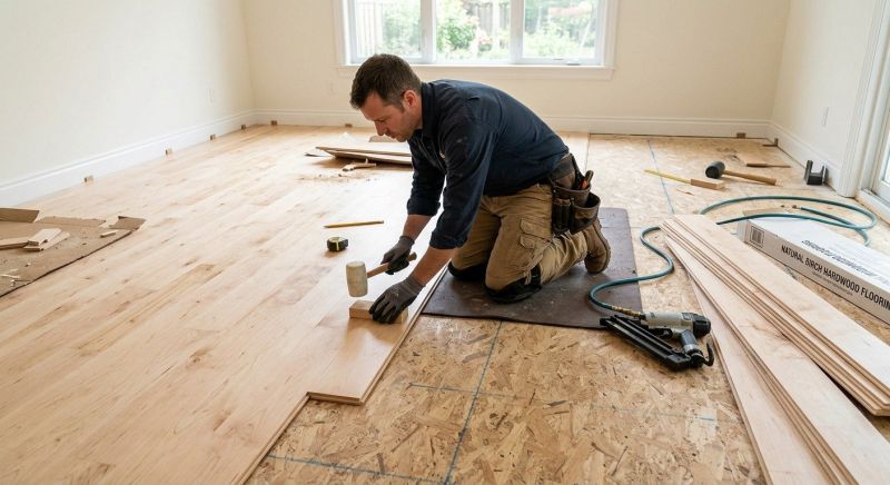 Maple Flooring Installation in Bailey, CO