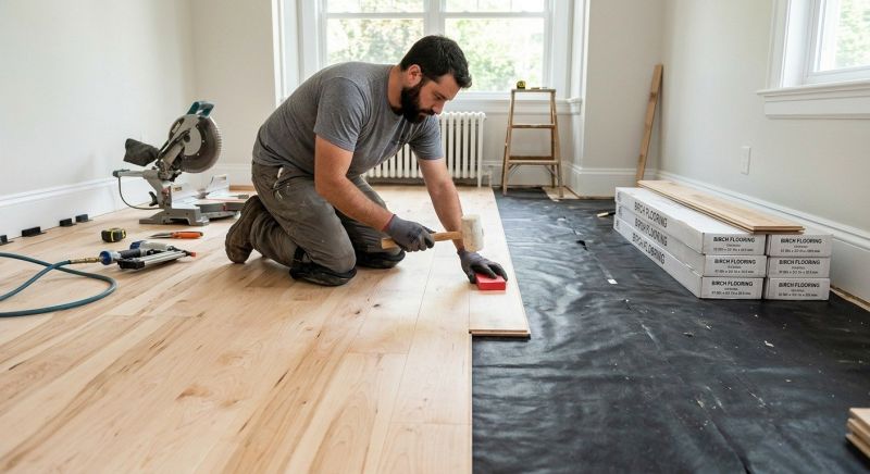 Maple Flooring Installation in Denver County, CO