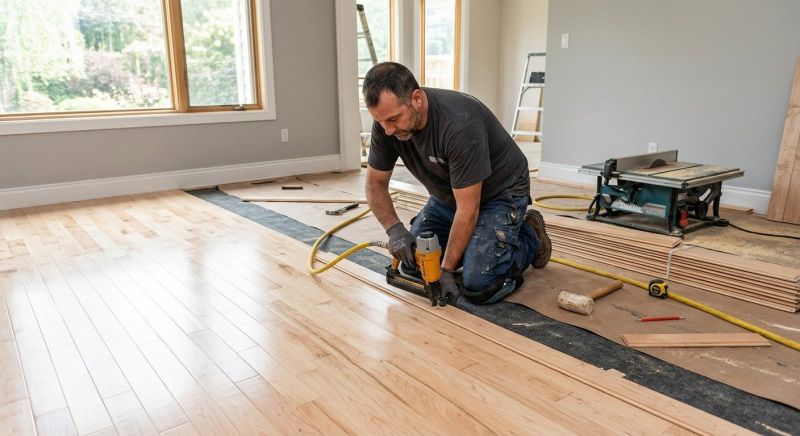 Maple Flooring Installation in Evergreen, CO