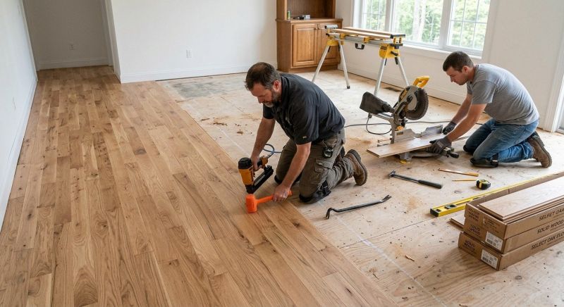 Oak Floor Installation in Jefferson County, CO
