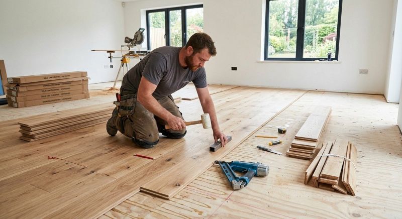 Oak Floor Installation in Evergreen, CO