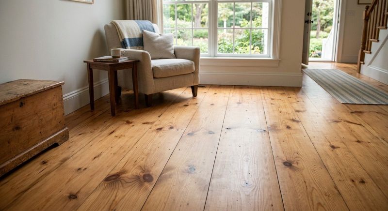 Pine Floor Installation in Evergreen, CO