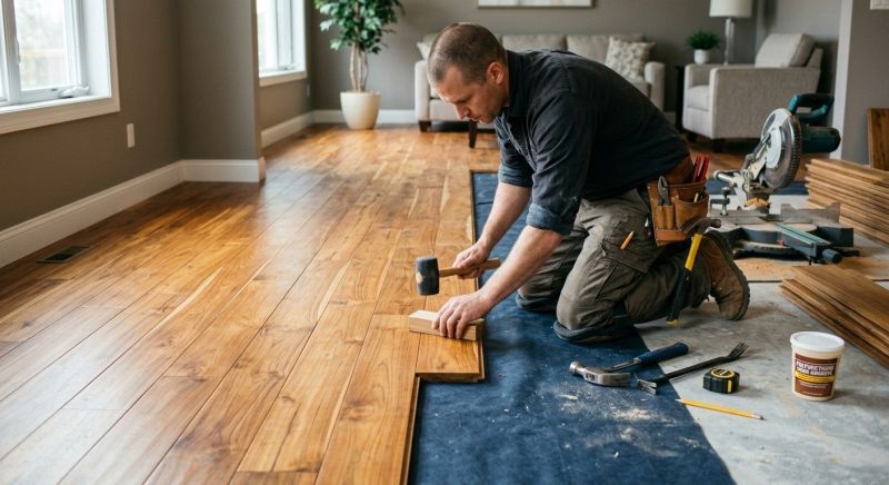 Teak Flooring Installation in Evergreen, CO