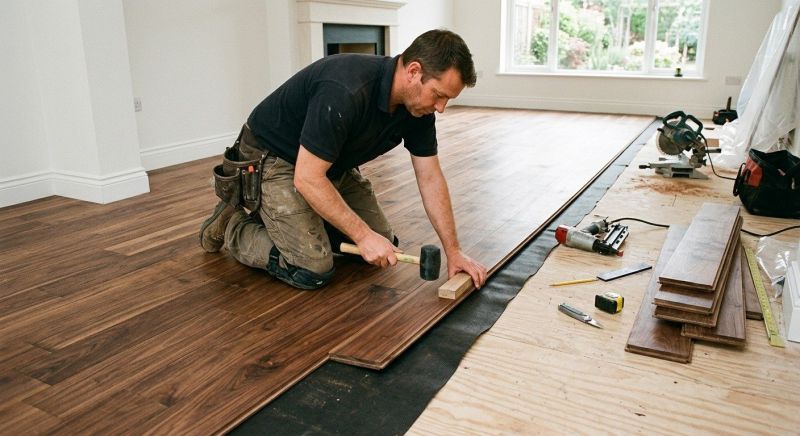 Walnut Flooring Installation in Evergreen, CO